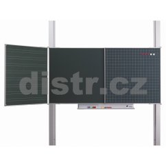 Tabule Degen 200x120cm trojlistá, madlo 100cm, na pylovém zdvihu
