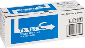 Kyocera Toner TK-580C Cyan (1T02KTCNL0)