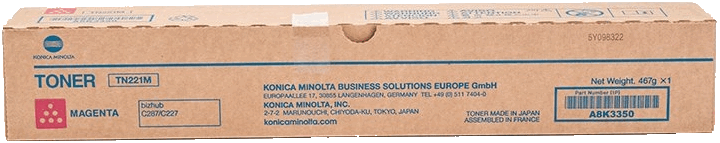 Minolta Toner C227/287 TN221M magenta (A8K3350)