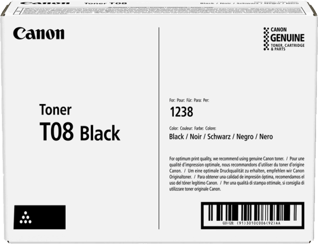 Canon Toner Cartridge T08 Black (3010C006)