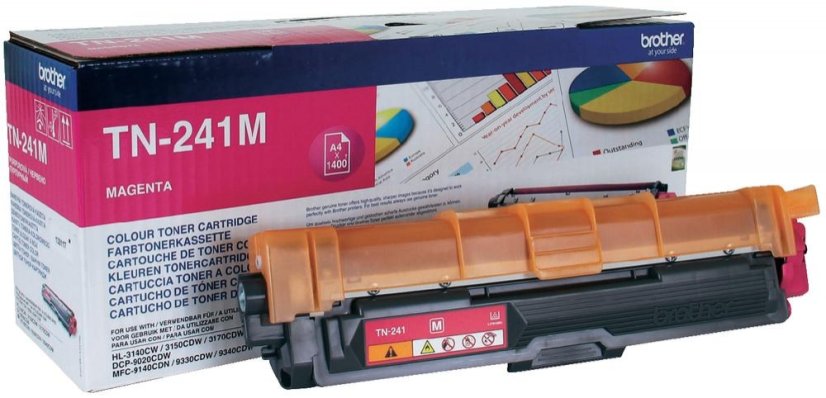 Brother Toner Cartridge TN-241 Magenta