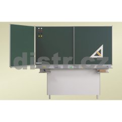 Tabule Degen 200x120cm trojlistá na zdvihovém stojanu
